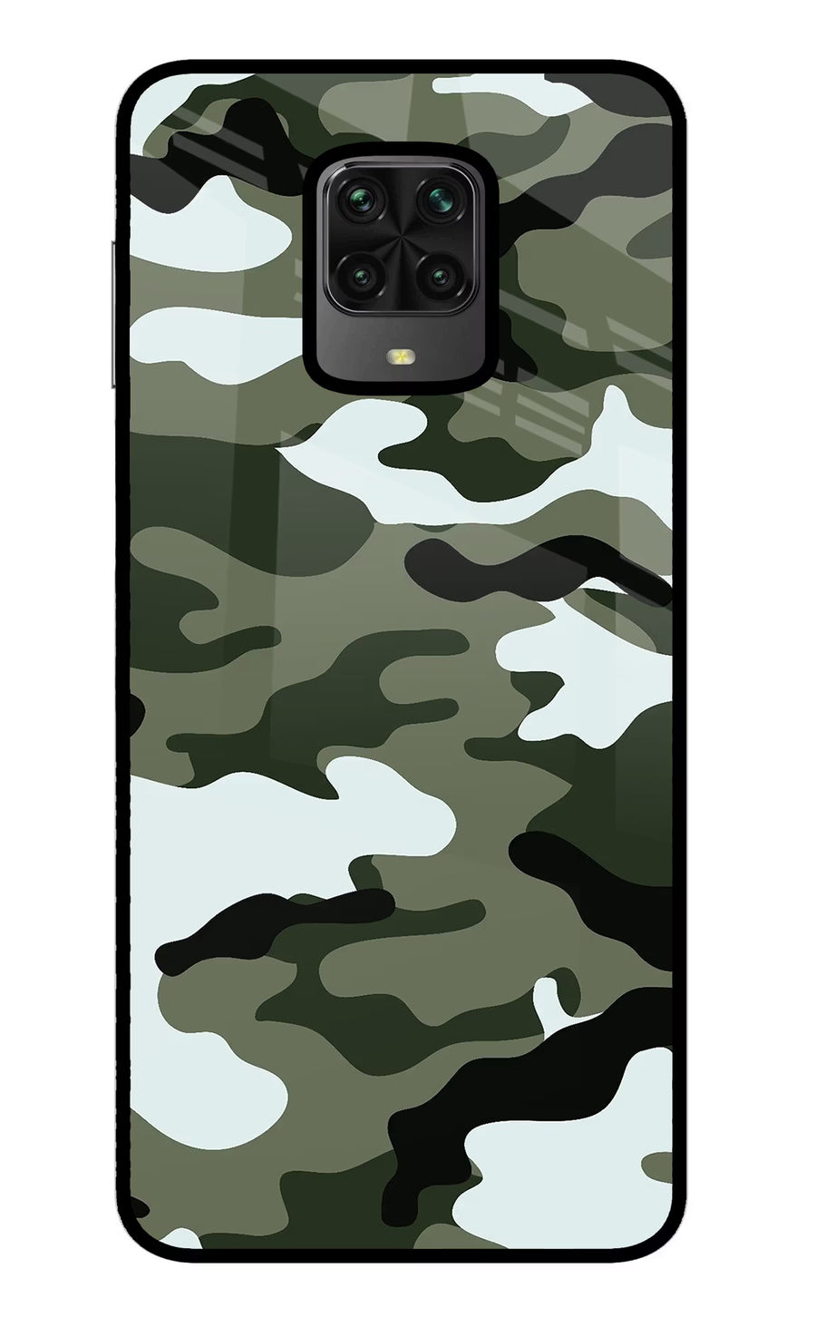 Camouflage Poco M2 Pro Back Cover, Metal case