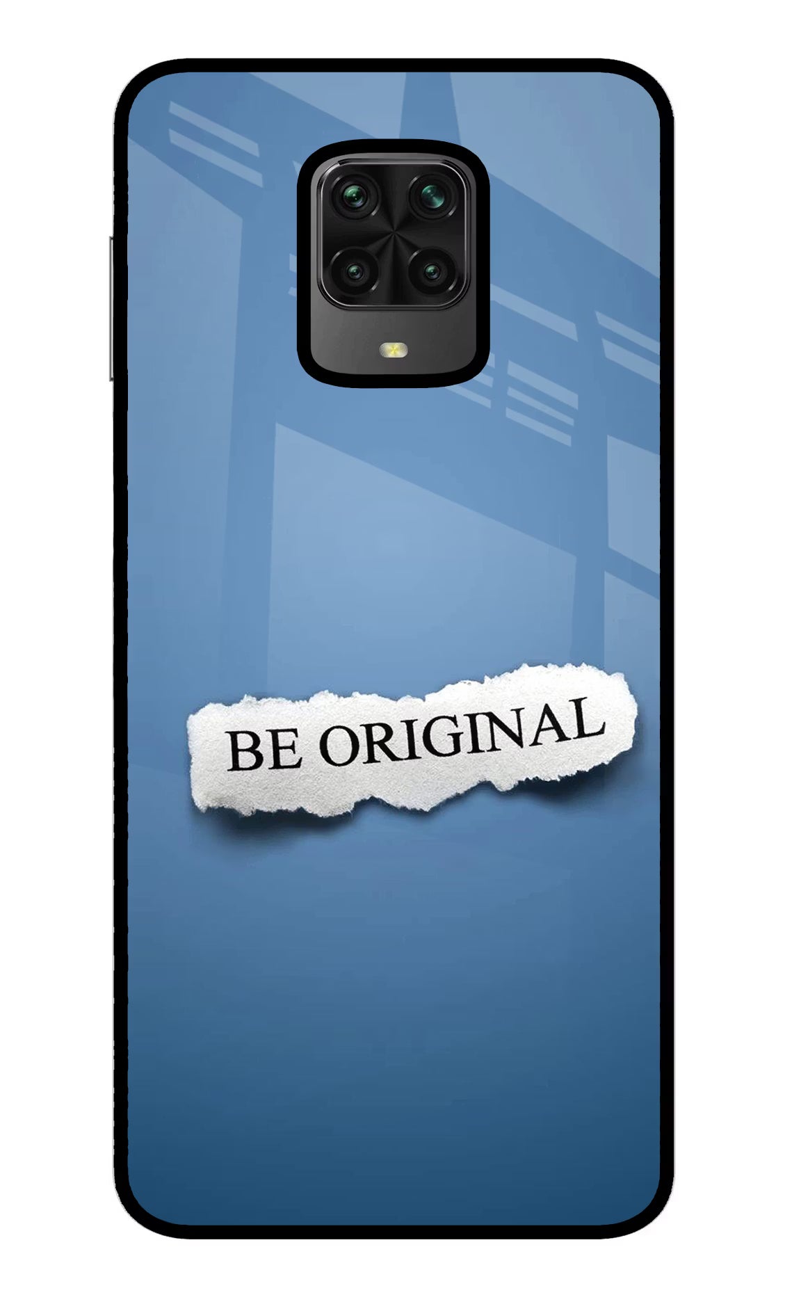 Be Original Poco M2 Pro Glass Case Back Cover by Casekaro