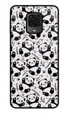 Cute Panda Poco M2 Pro Glass Case