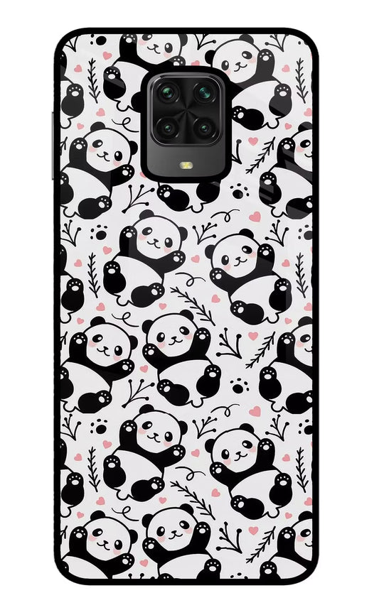 Cute Panda Poco M2 Pro Glass Case