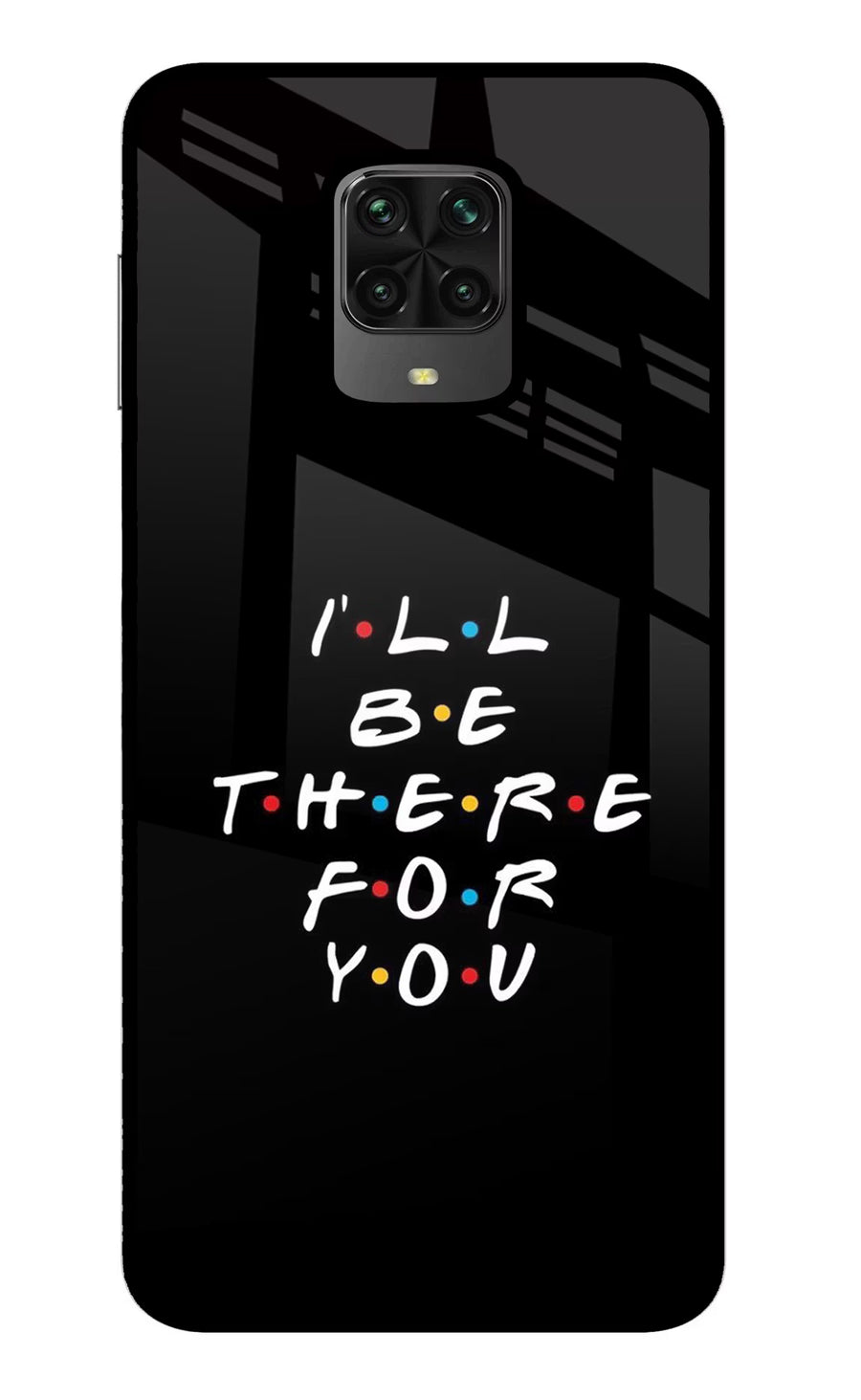I'll Be There For You Poco M2 Pro Back Cover, Metal case