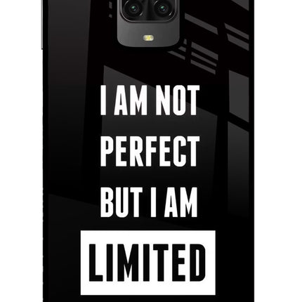 I Am Not Perfect But I Am Limited Edition Poco M2 Pro Glass Case