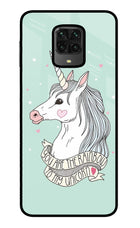 Unicorn Wallpaper Poco M2 Pro Glass Case
