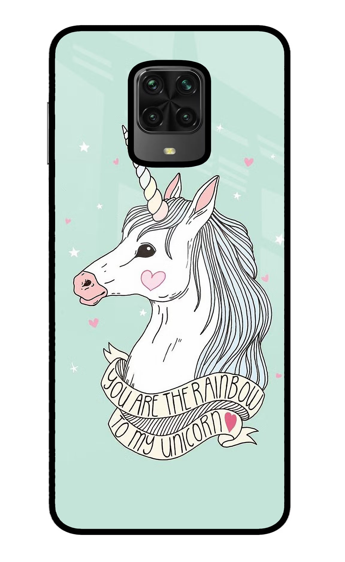 Unicorn Wallpaper Poco M2 Pro Glass Case