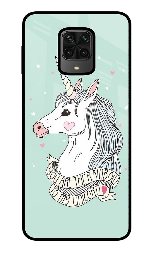 Unicorn Wallpaper Poco M2 Pro Glass Case