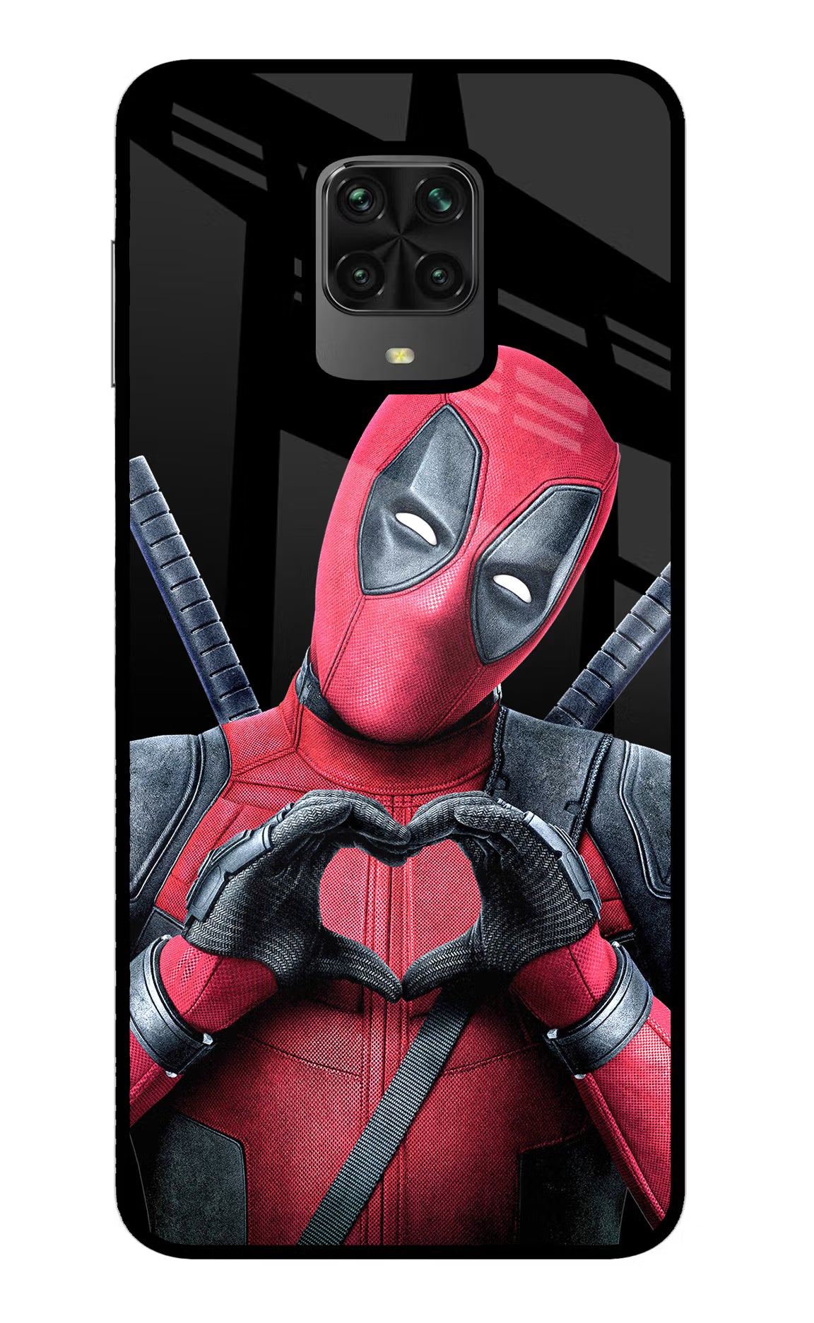 Deadpool Poco M2 Pro Glass Case