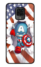 Captain America Poco M2 Pro Glass Case