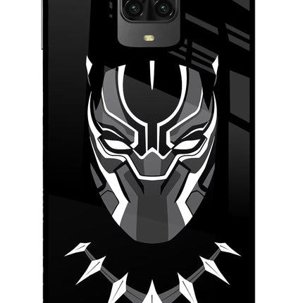 Black Panther Poco M2 Pro Glass Case Back Cover by Casekaro