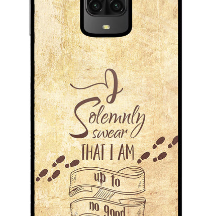 I Solemnly swear that i up to no good Poco M2 Pro Glass Case
