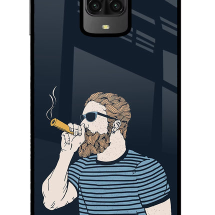 Smoking Poco M2 Pro Glass Case
