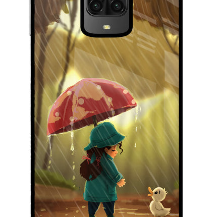 Rainy Day Poco M2 Pro Glass Case