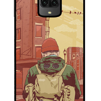 Adventurous Poco M2 Pro Glass Case