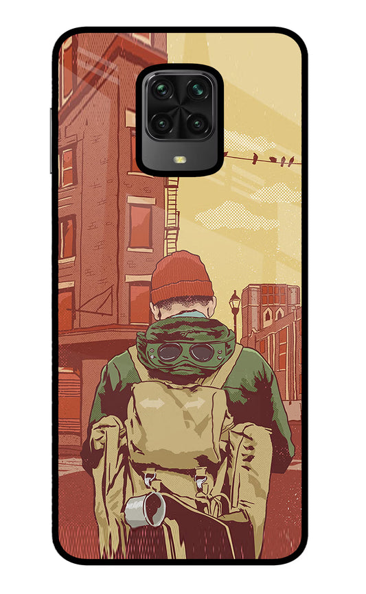 Adventurous Poco M2 Pro Glass Case