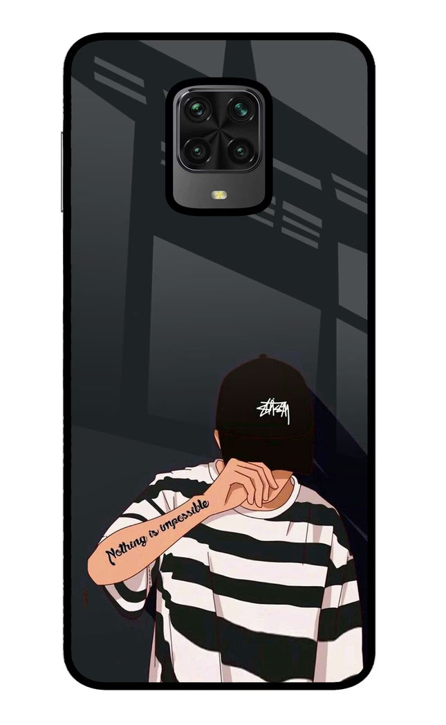 Aesthetic Boy Poco M2 Pro Glass Case