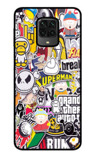 Sticker Bomb Poco M2 Pro Glass Case