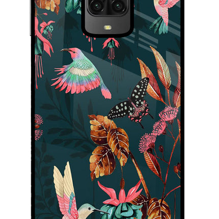 Birds Poco M2 Pro Glass Case