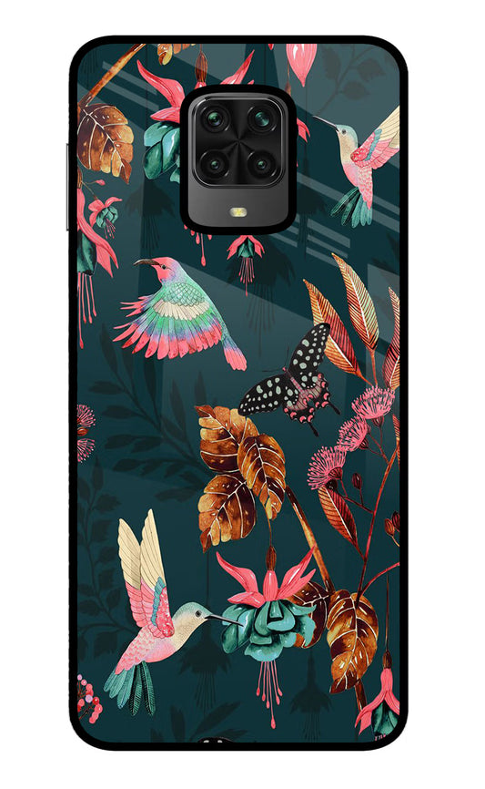 Birds Poco M2 Pro Glass Case