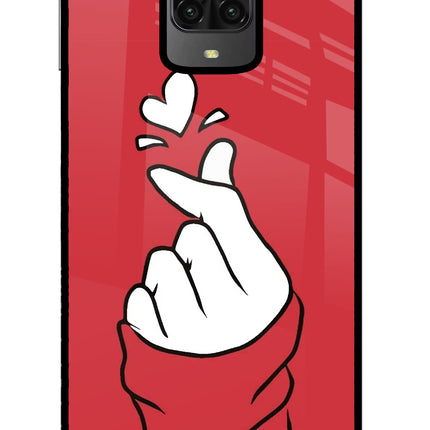 Korean Love Sign Poco M2 Pro Glass Case
