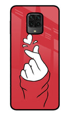 Korean Love Sign Poco M2 Pro Glass Case