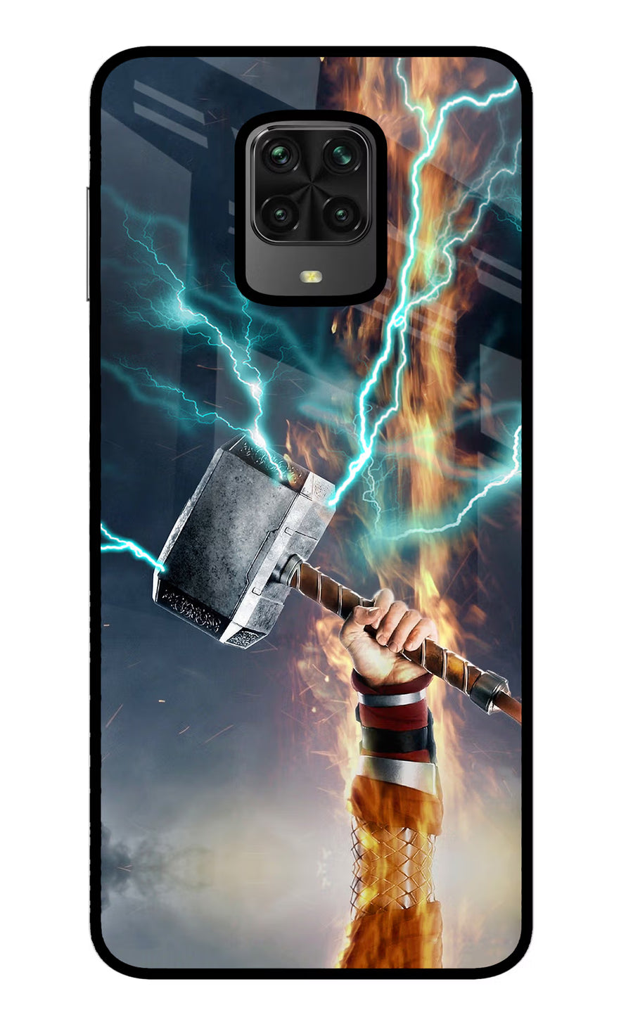 Thor Hammer Mjolnir Poco M2 Pro Back Cover, Metal case