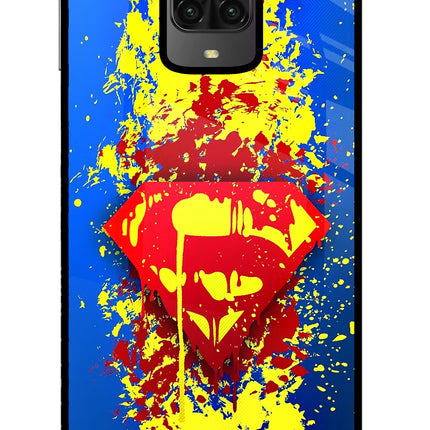 Superman logo Poco M2 Pro Glass Case