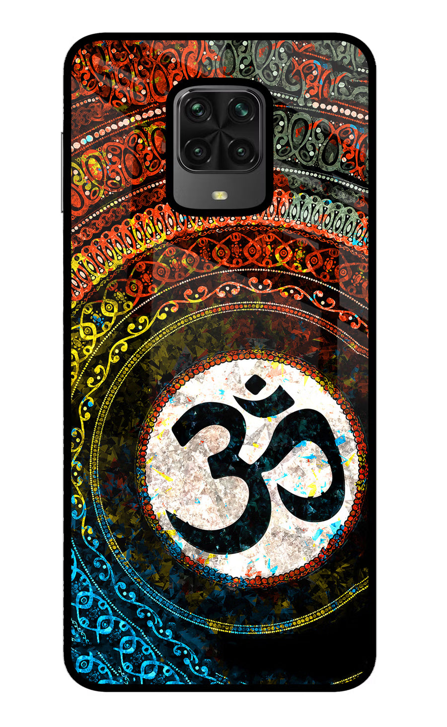 Om Cultural Poco M2 Pro Back Cover, Metal case