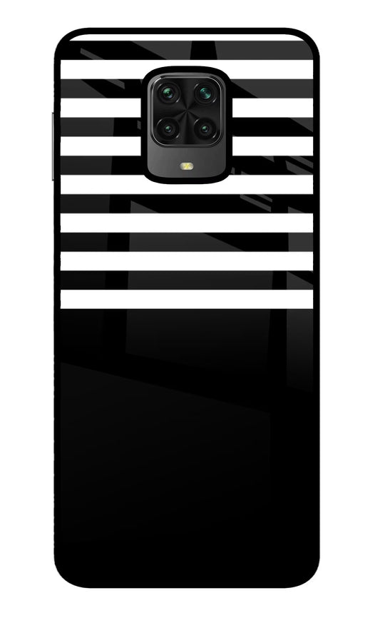 Black and White Print Poco M2 Pro Glass Case