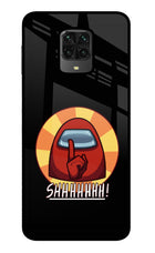 Among Us Shhh! Poco M2 Pro Glass Case