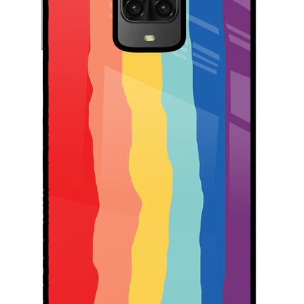 Rainbow Poco M2 Pro Glass Case