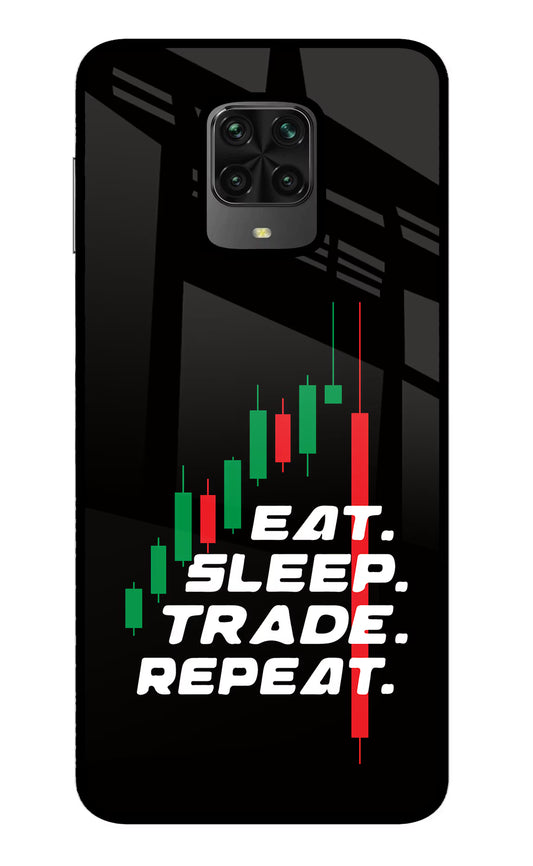 Eat Sleep Trade Repeat Poco M2 Pro Glass Case