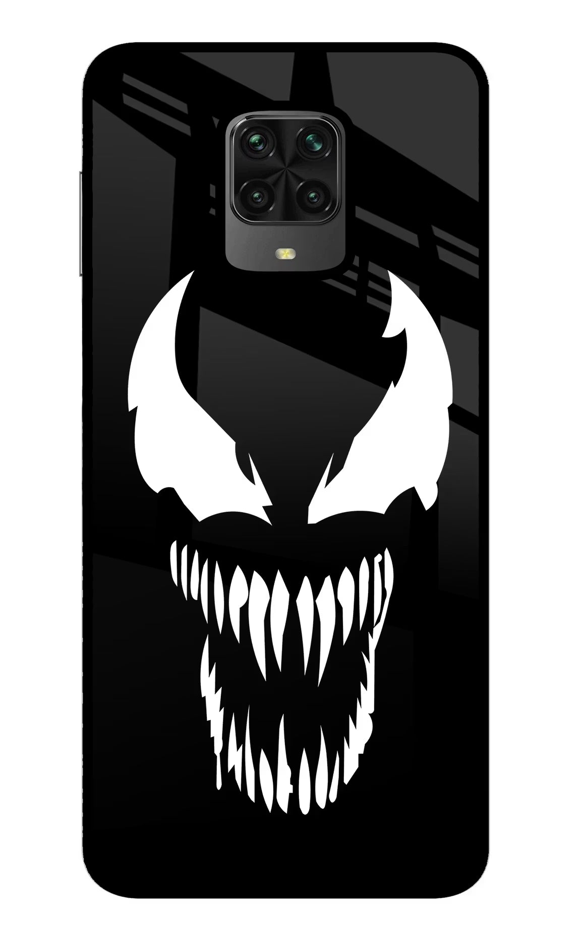 Venom Poco M2 Pro Glass Case Back Cover by Casekaro