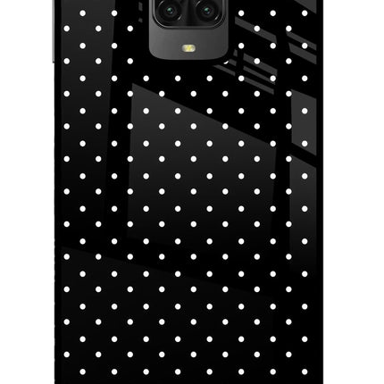 White Dots Poco M2 Pro Glass Case