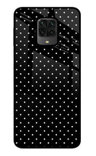 White Dots Poco M2 Pro Glass Case