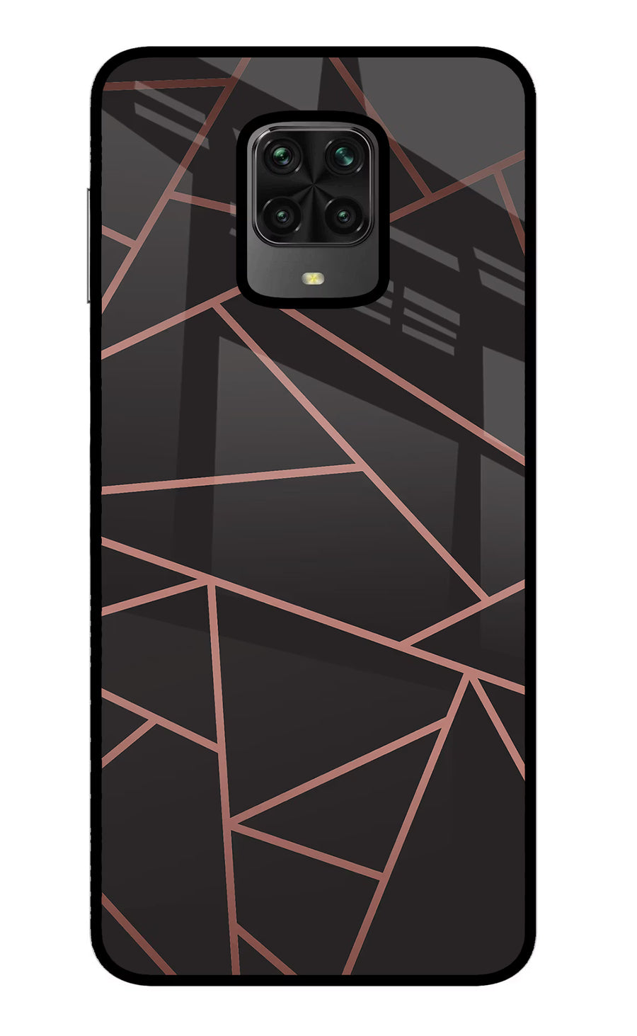 Geometric Pattern Poco M2 Pro Back Cover, Metal case
