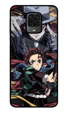 Demon Slayer Poco M2 Pro Glass Case
