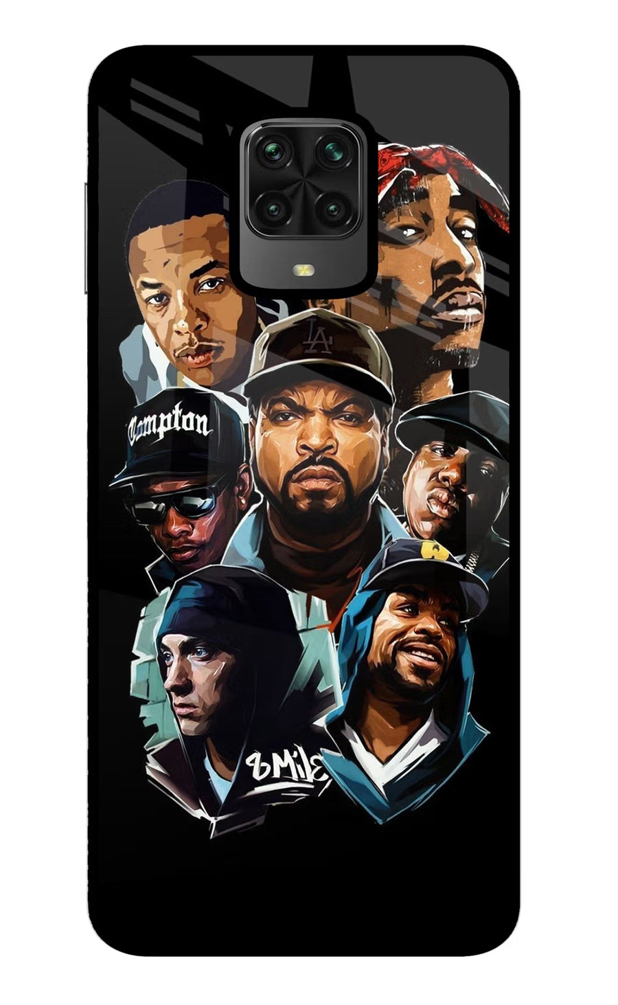 Rappers Poco M2 Pro Back Cover, Metal case