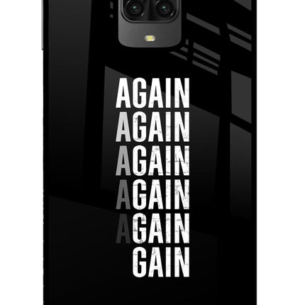 Again Again Gain Poco M2 Pro Glass Case