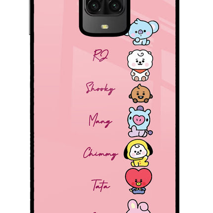BTS names Poco M2 Pro Glass Case
