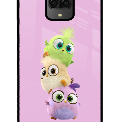 Cute Little Birds Poco M2 Pro Glass Case