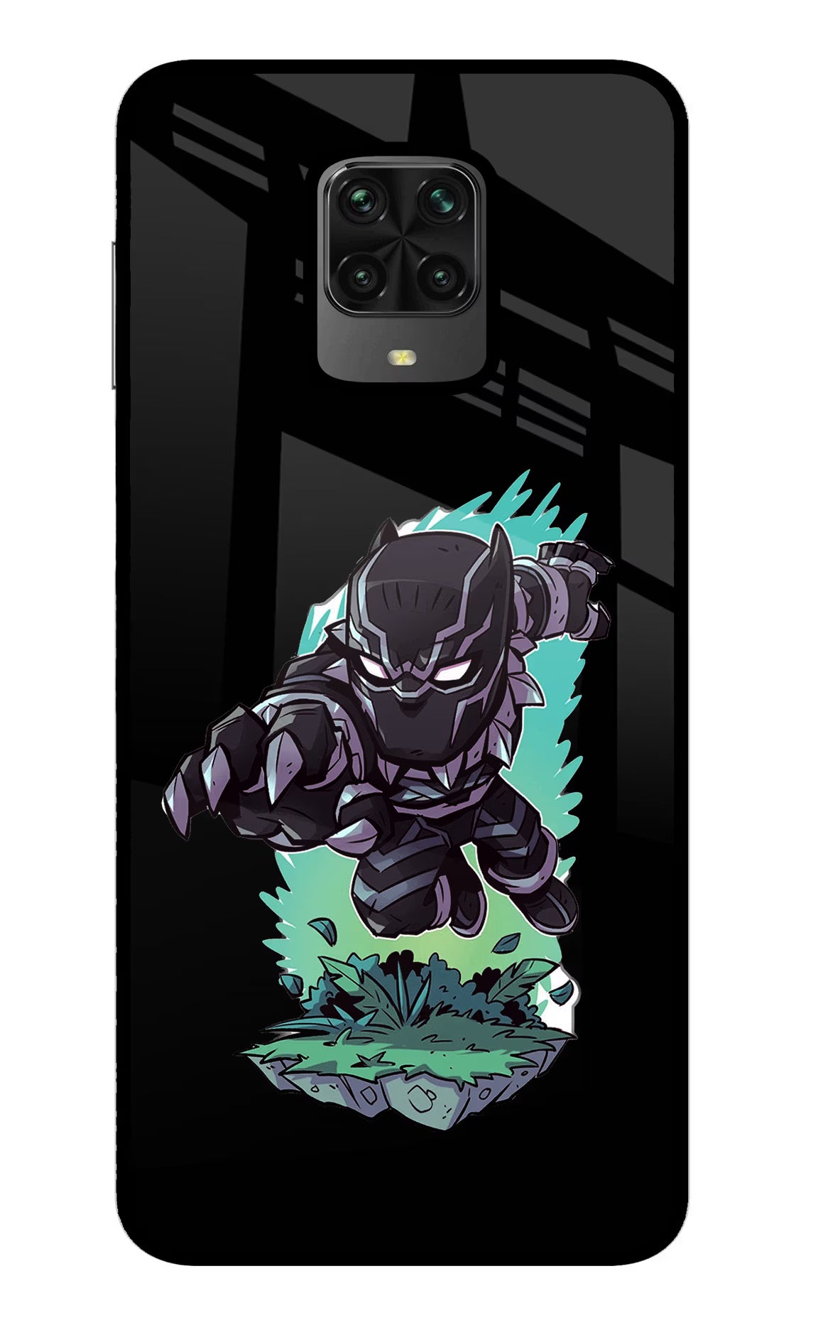Black Panther Poco M2 Pro Glass Case