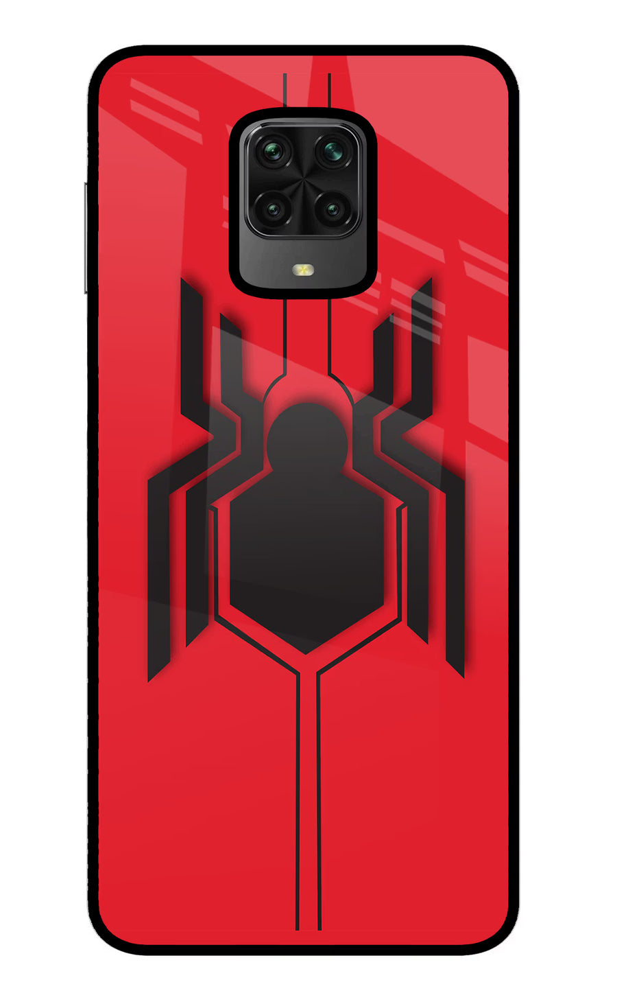 Spider Poco M2 Pro Back Cover, Glass case