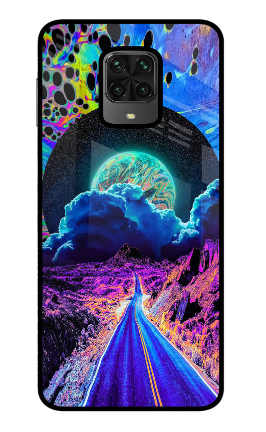 Psychedelic Painting Poco M2 Pro Glass Case