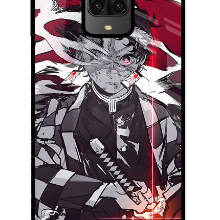 Demon Slayer Poco M2 Pro Glass Case