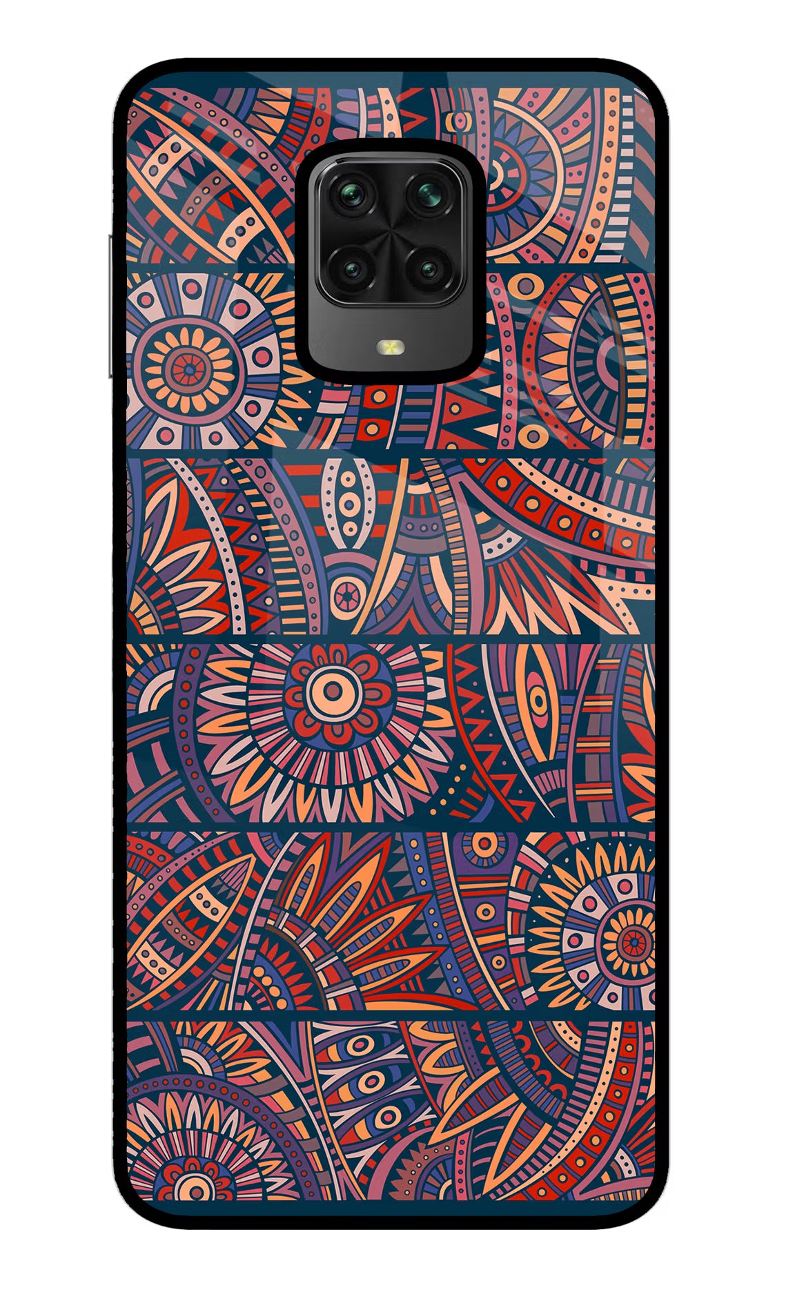 African Culture Design Poco M2 Pro Glass Case