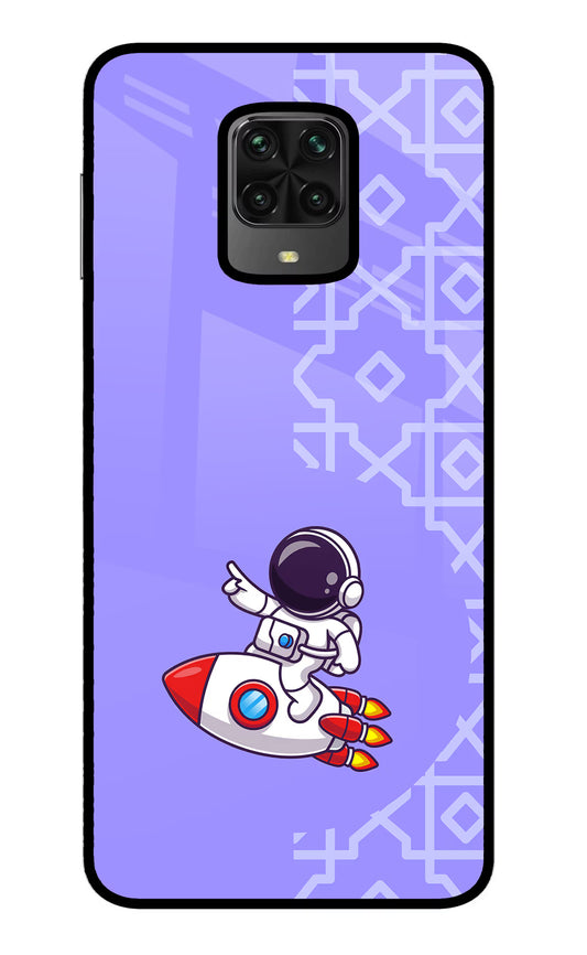 Cute Astronaut Poco M2 Pro Glass Case