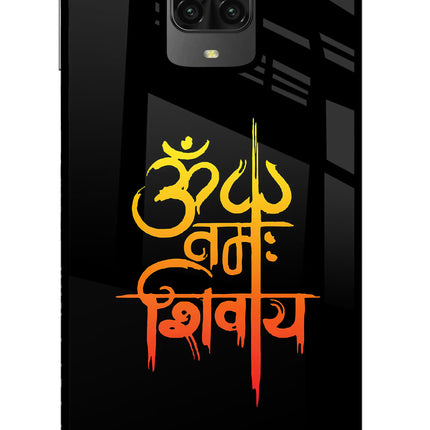 Om Namah Shivay Poco M2 Pro Glass Case