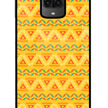 Tribal Pattern Poco M2 Pro Glass Case