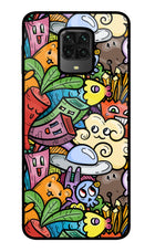 Veggie Doodle Poco M2 Pro Glass Case