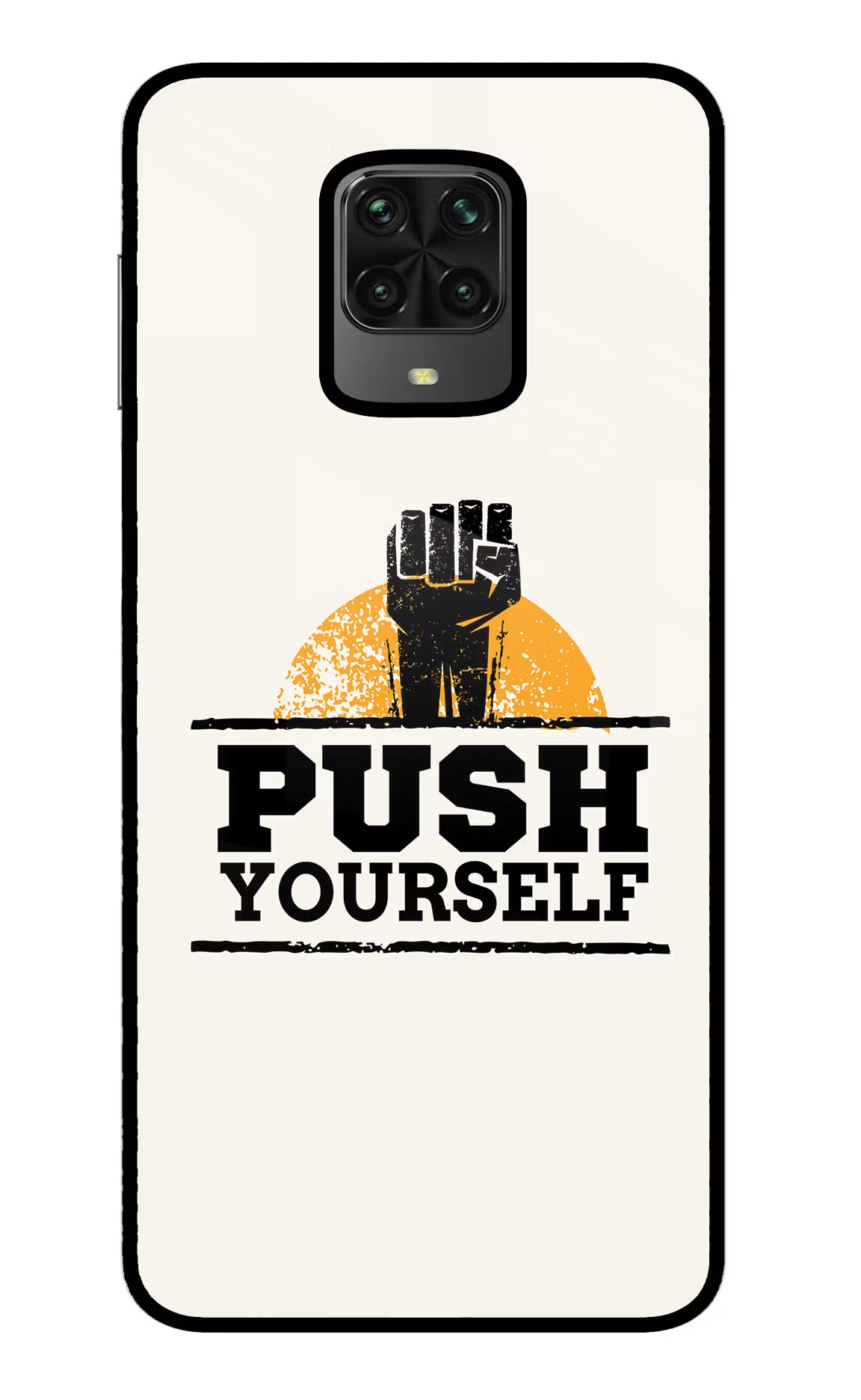 Push Yourself Poco M2 Pro Glass Case