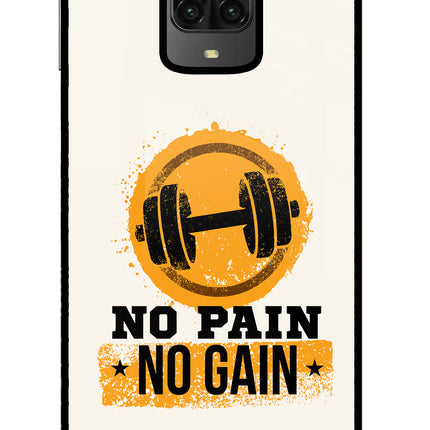 No Pain No Gain Poco M2 Pro Glass Case